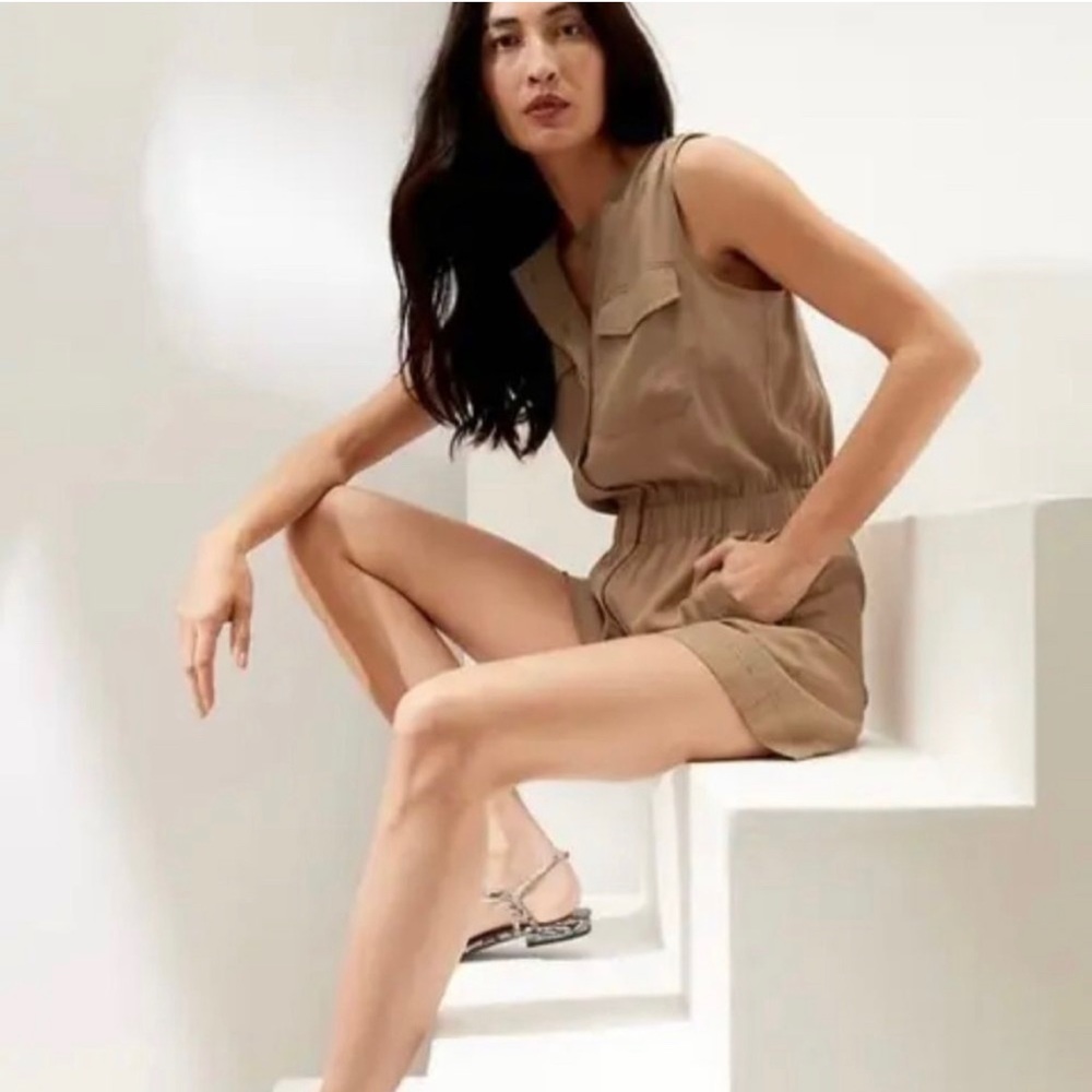 Banana Republic  Tencel Utility Romper